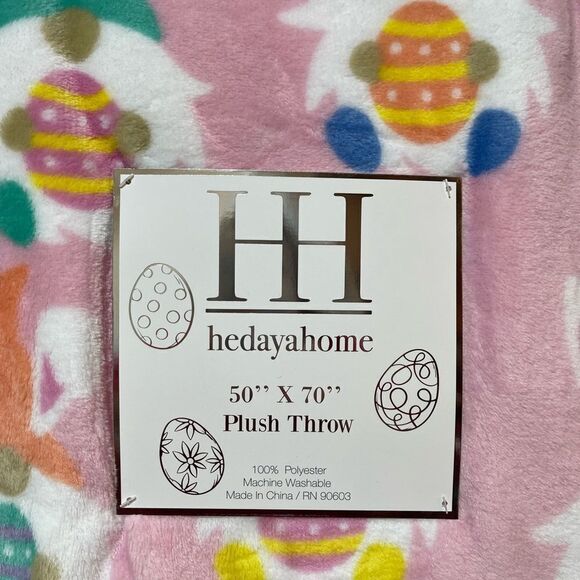 Heyaday Home Gnome Easter Plush Throw NWT - Picture 2 of 4